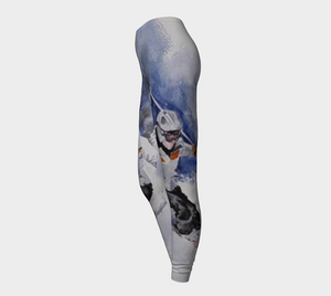 Women's Skier Powder Blue Leggings