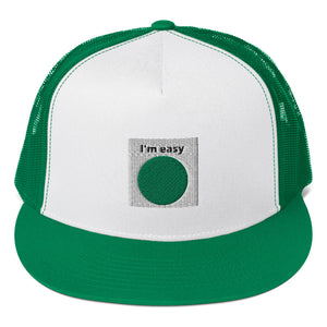 I'm Easy Flat Trucker Cap