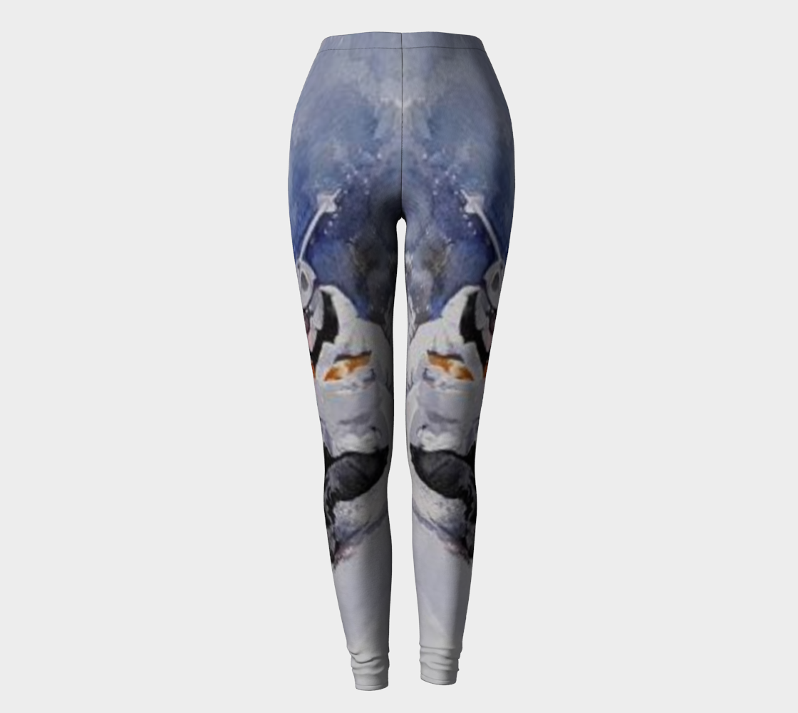 Women's Skier Powder Blue Leggings