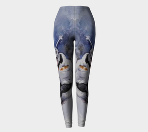 Women's Skier Powder Blue Leggings