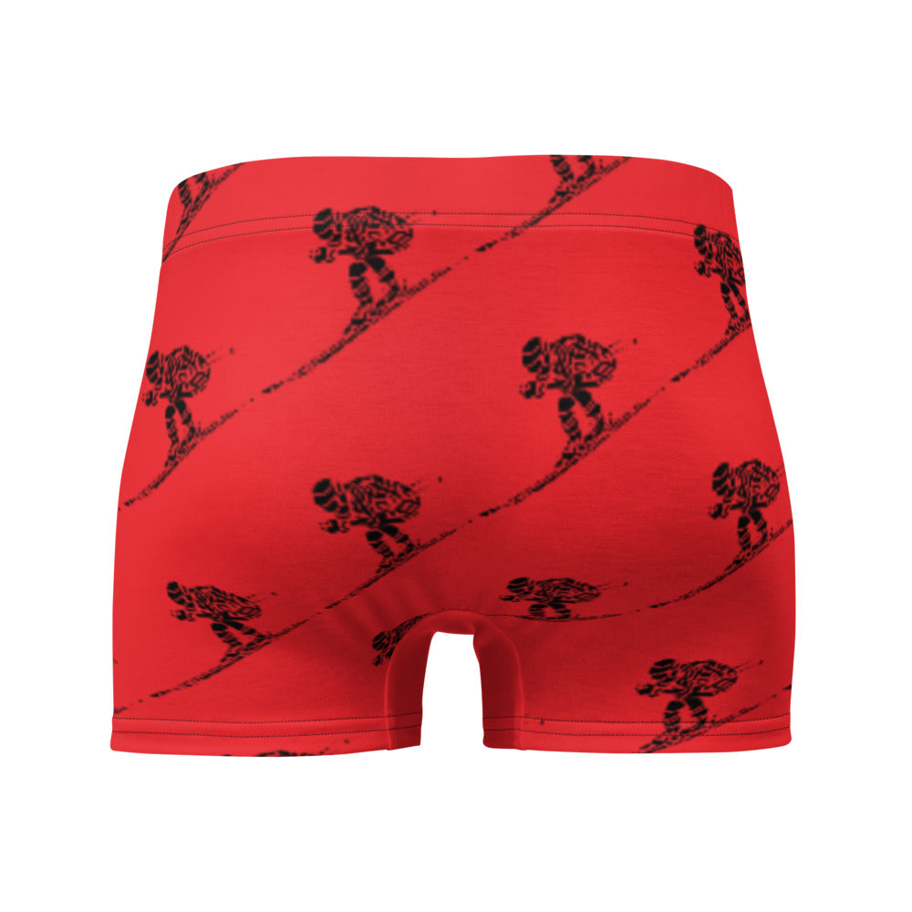 Boxer Briefs Ski Racing Red