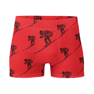 Boxer Briefs Ski Racing Red