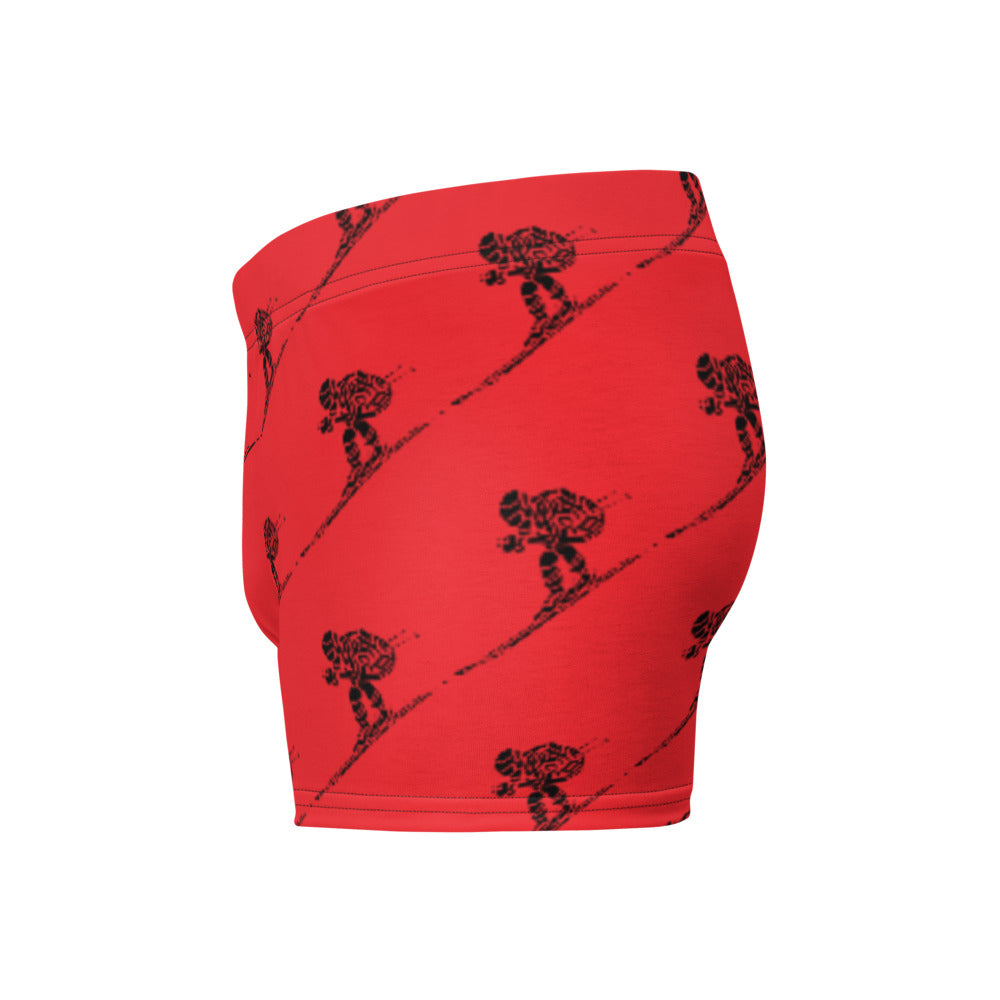 Boxer Briefs Ski Racing Red
