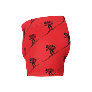 Boxer Briefs Ski Racing Red