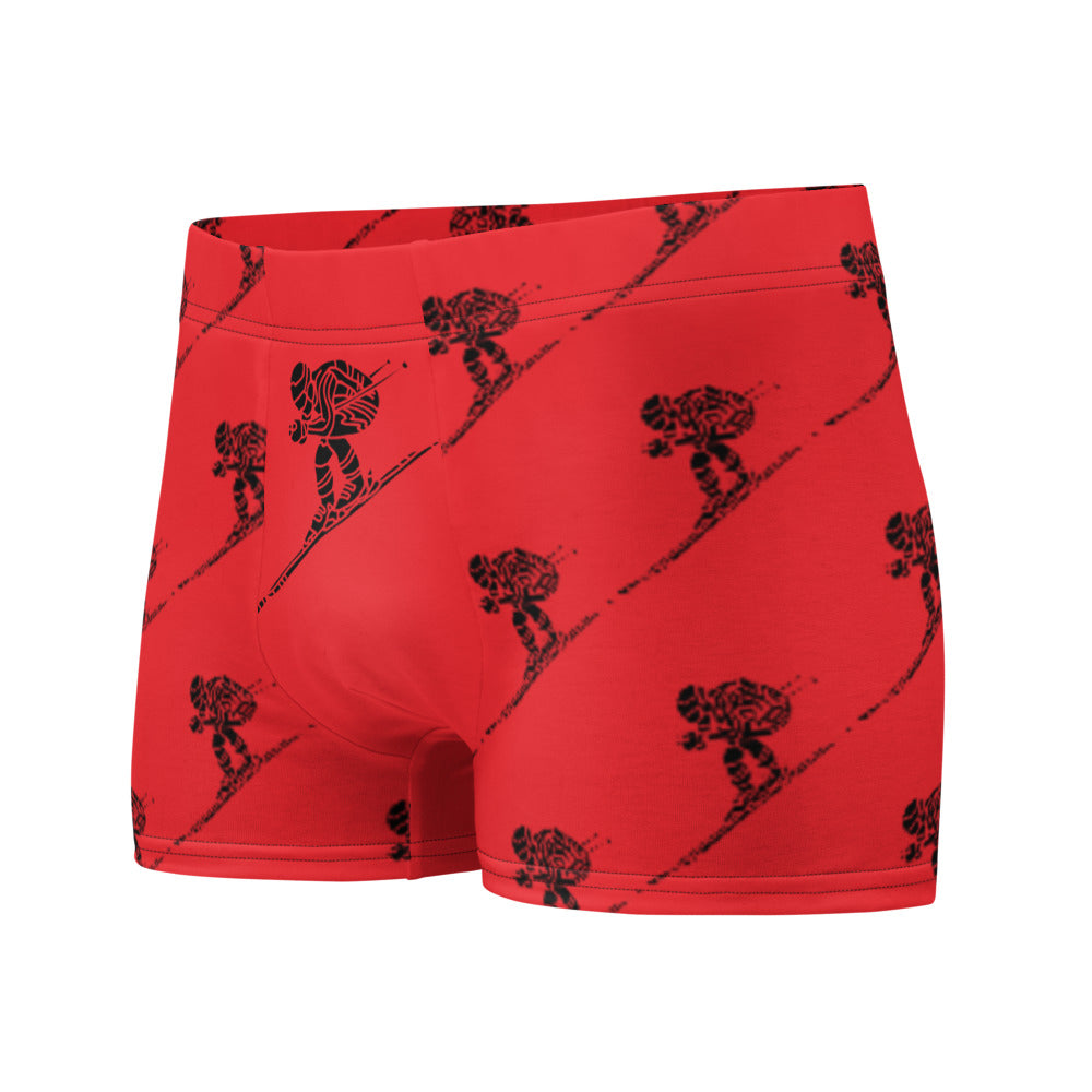 Boxer Briefs Ski Racing Red