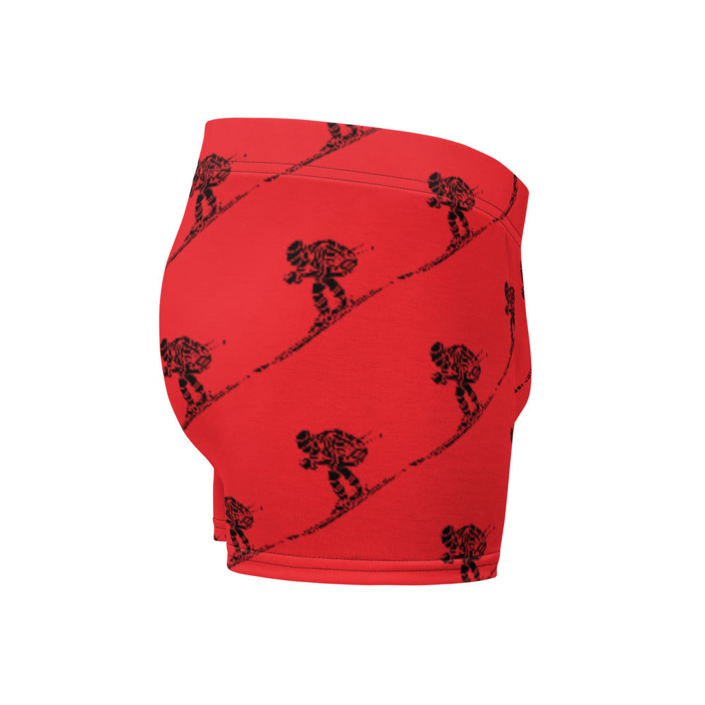 Boxer Briefs Ski Racing Red