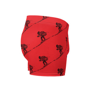 Boxer Briefs Ski Racing Red