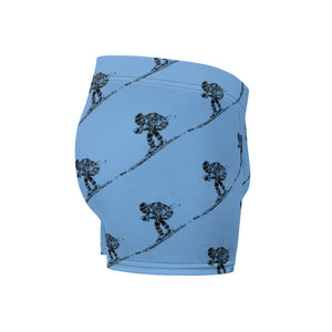 Boxer Briefs Ski Racing Blue