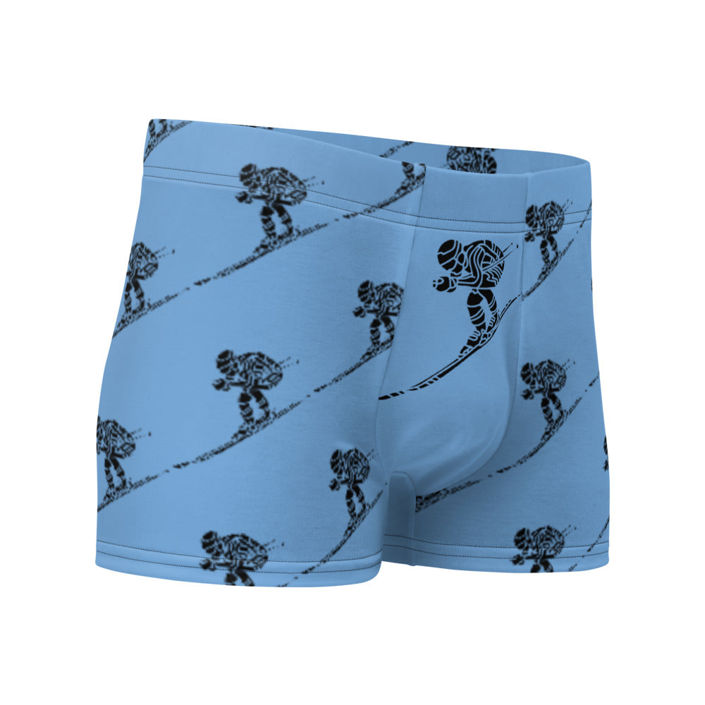 Boxer Briefs Ski Racing Blue