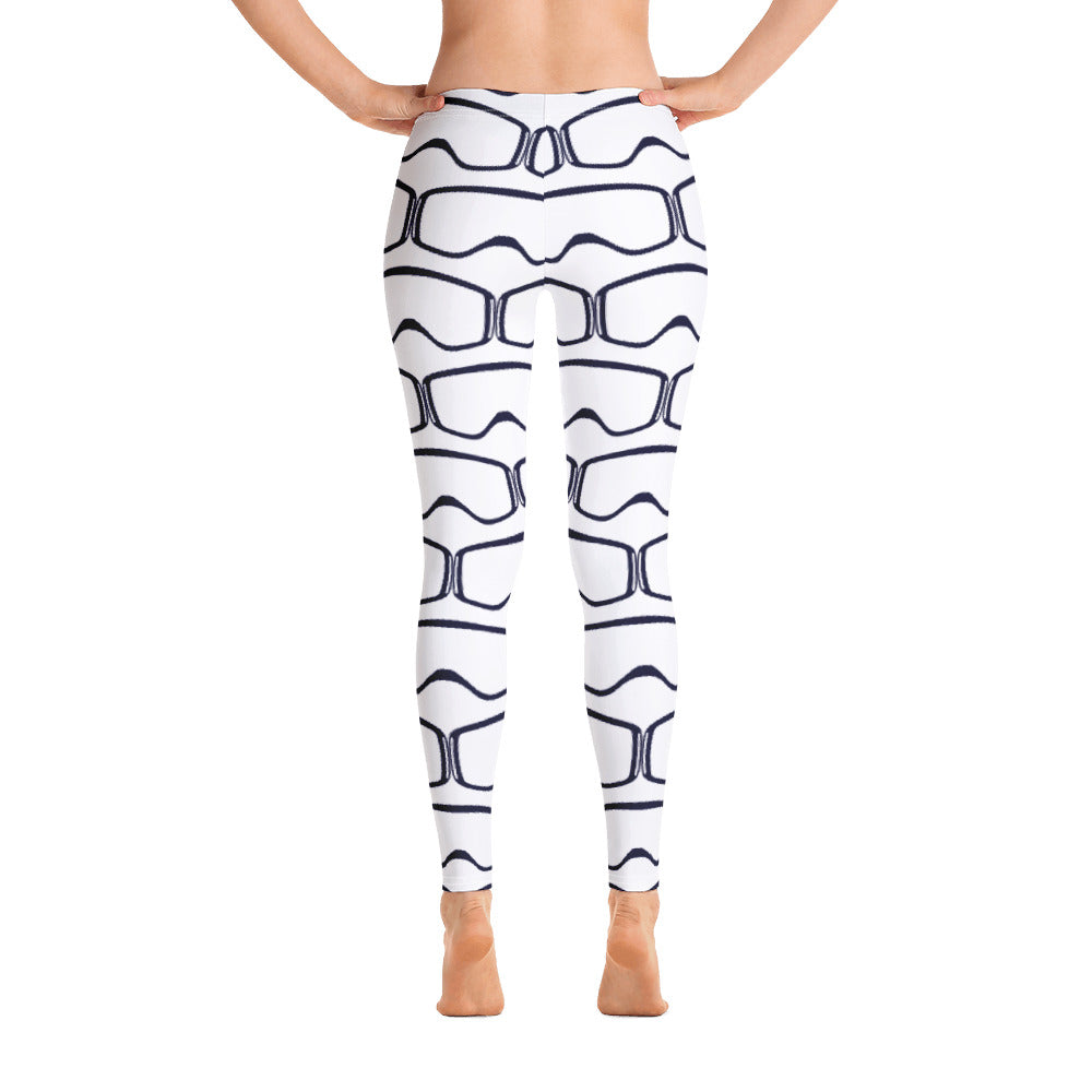 Women's Leggings White Goggles
