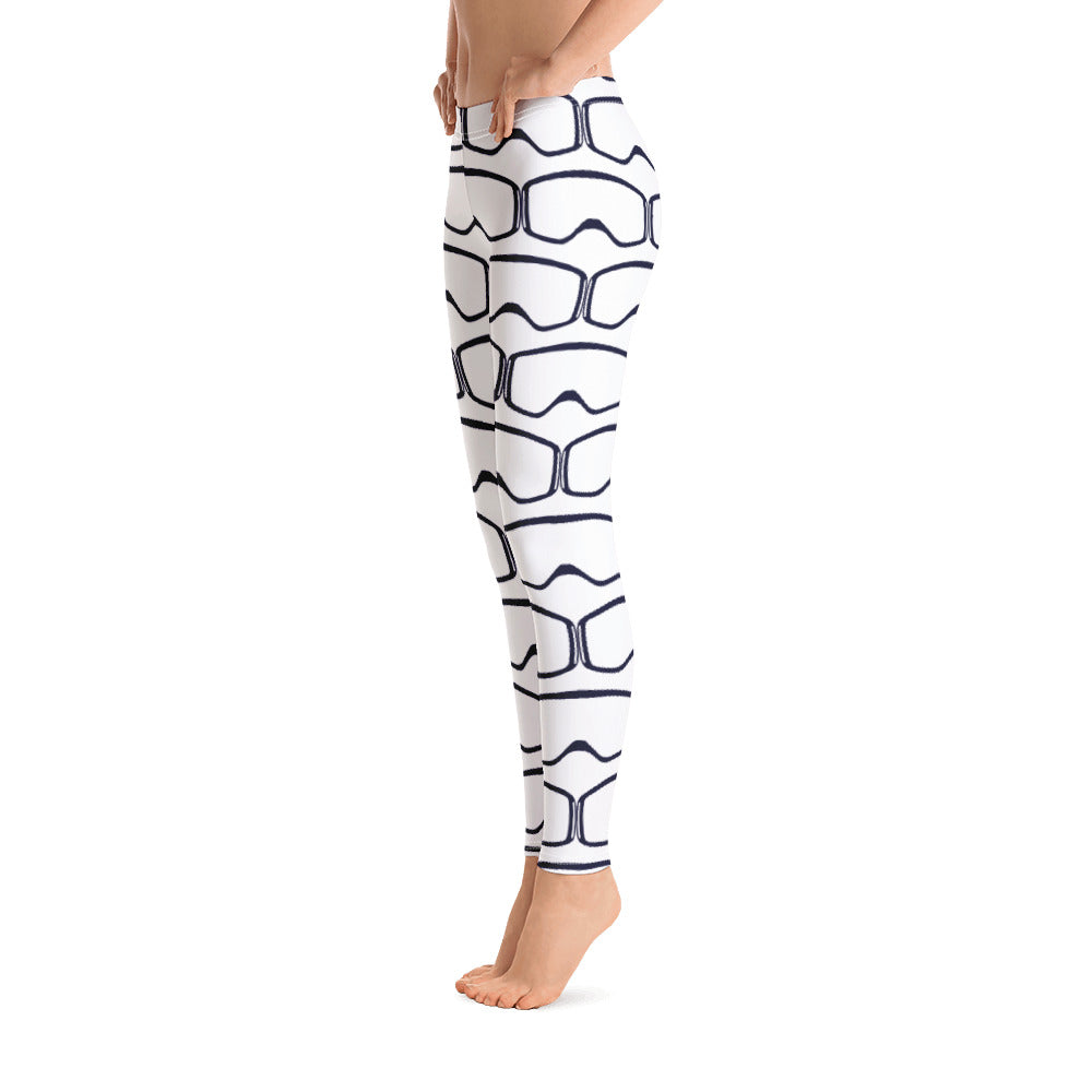 Women's Leggings White Goggles