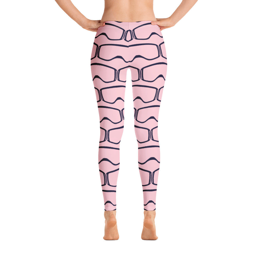 Women's Leggings Pink Goggles