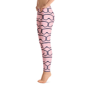 Women's Leggings Pink Goggles
