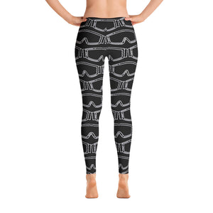 Women's Leggings Black Goggles