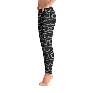 Women's Leggings Black Goggles
