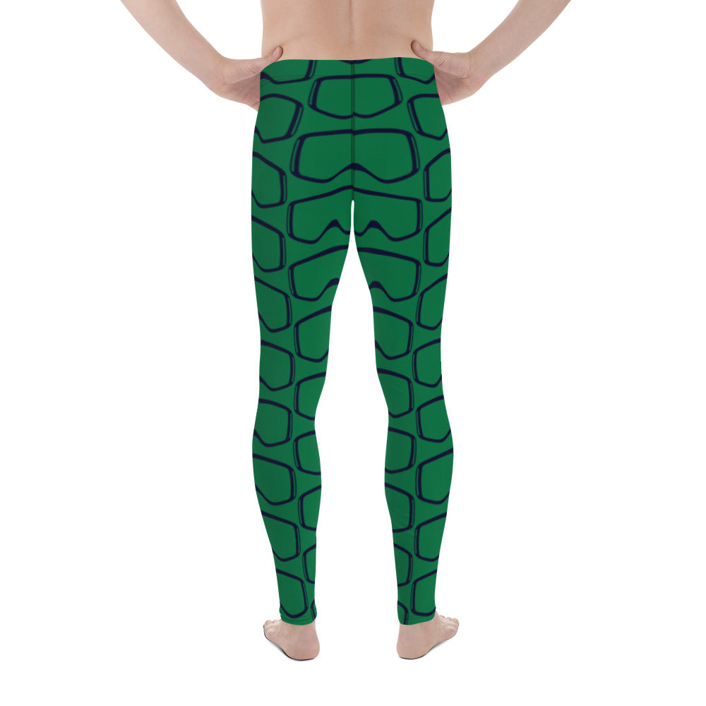 Men's Leggings Goggles Green