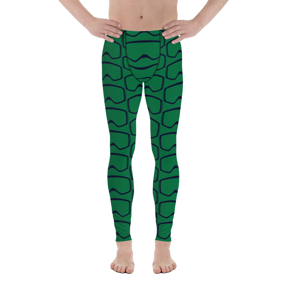 Men's Leggings Goggles Green