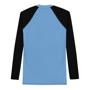 Men's Athletic Long Sleeve Shirt SKI Blue