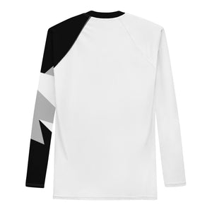 Men's Rash Guard B&W Triangles