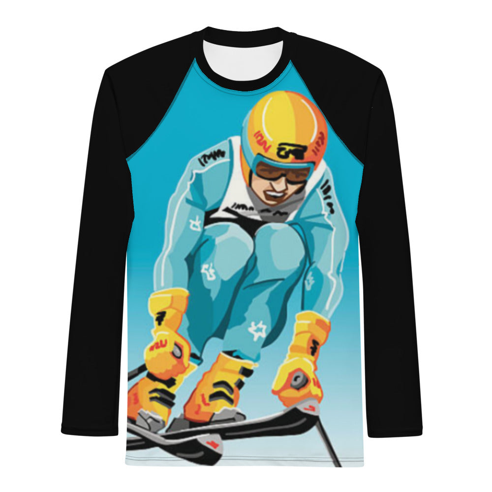 Men's Athletic Long Sleeve Shirt DH Skier