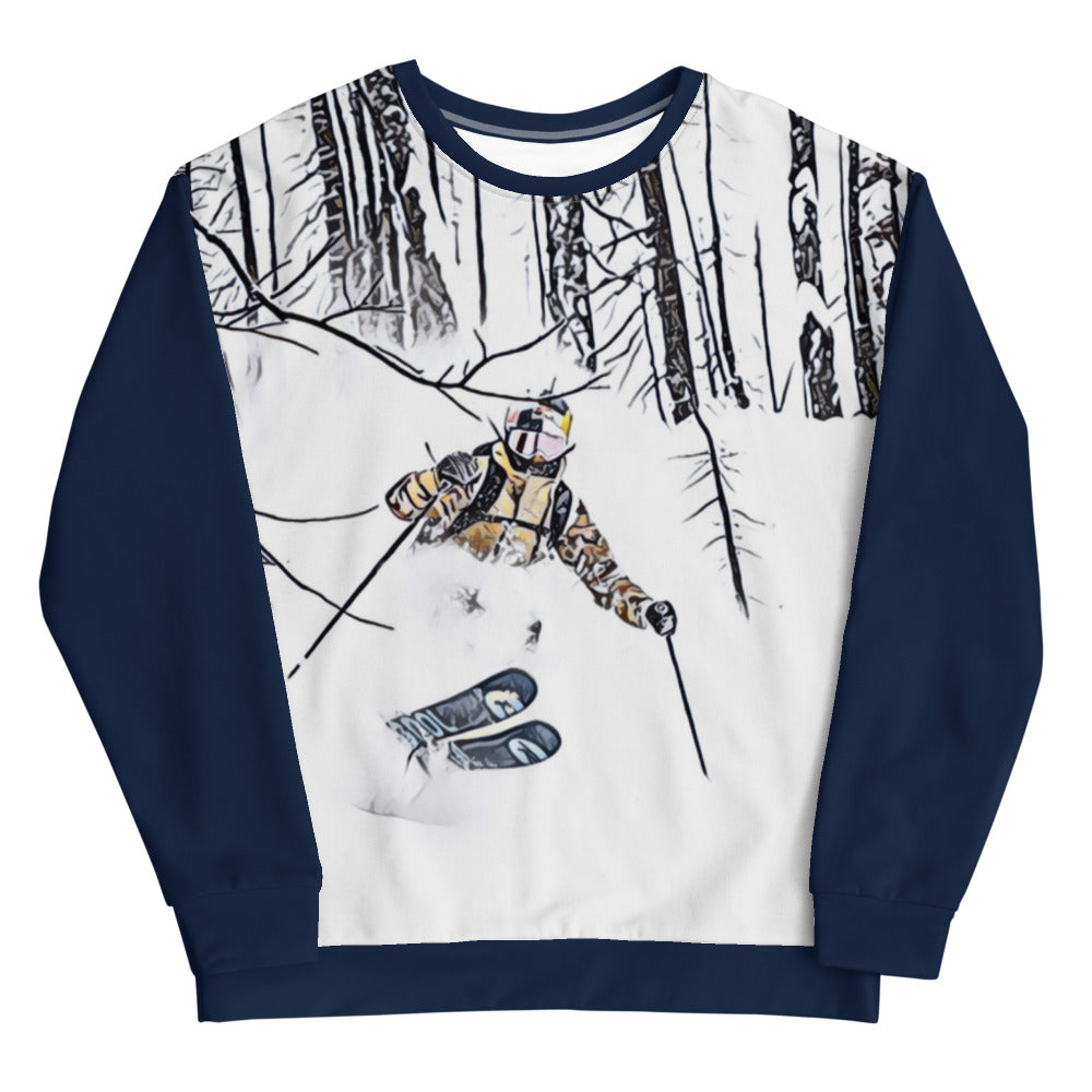 Unisex Sweatshirt Powder Rossi Skier