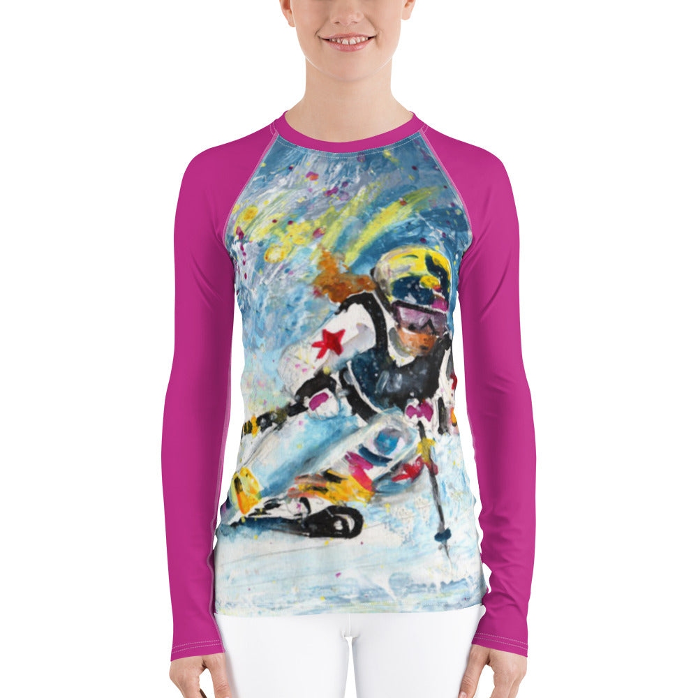 Women's Athletic Long Sleeve Shirt GS Racer Girl