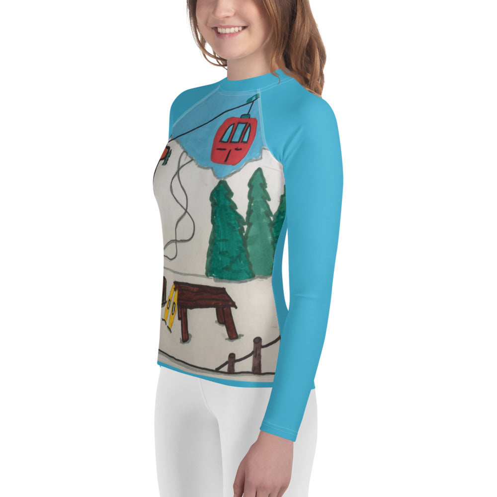 Youth Athletic Long-sleeve Kid Ski Gondola