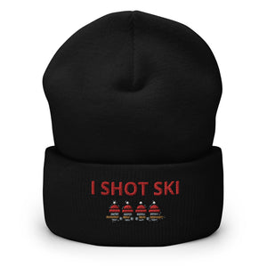 Beanie Cuffed I Shot Ski