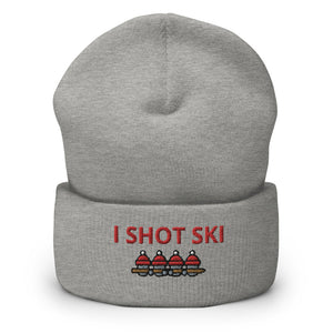 Beanie Cuffed I Shot Ski
