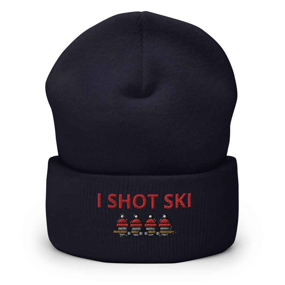 Beanie Cuffed I Shot Ski