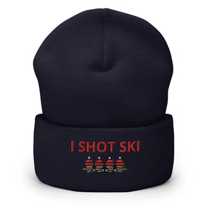 Beanie Cuffed I Shot Ski