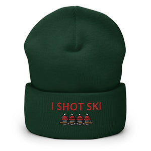 Beanie Cuffed I Shot Ski