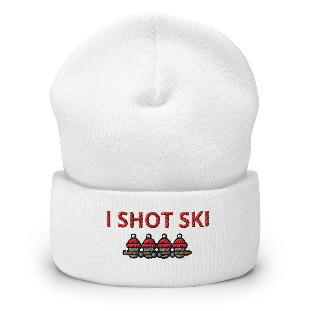 Beanie Cuffed I Shot Ski