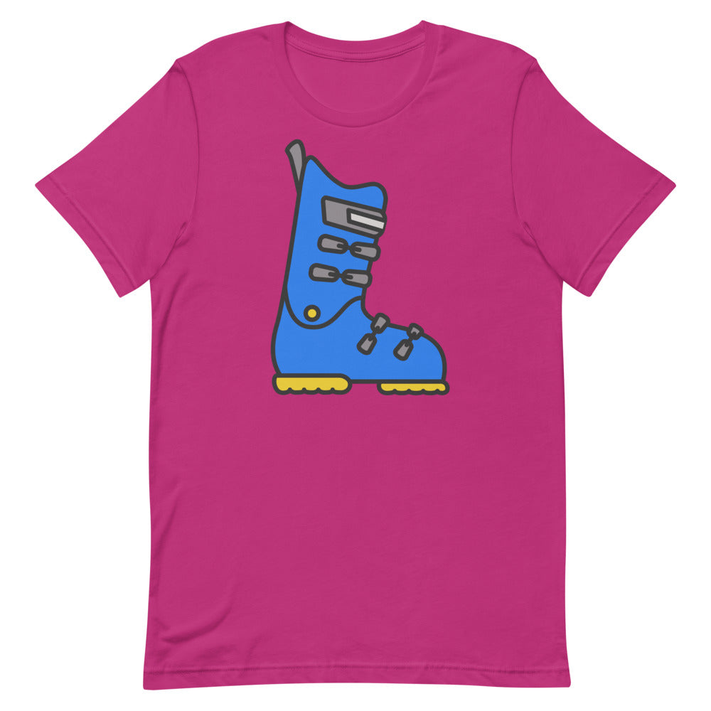 Short-Sleeve Unisex T-Shirt Blue Boot