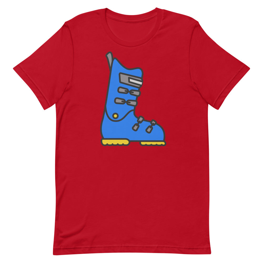 Short-Sleeve Unisex T-Shirt Blue Boot