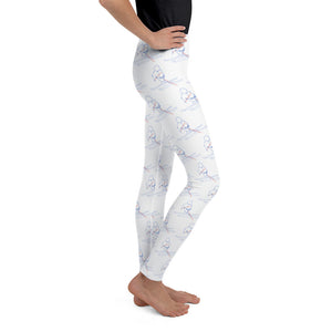 Youth leggings White Stickmen