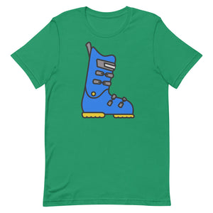 Short-Sleeve Unisex T-Shirt Blue Boot