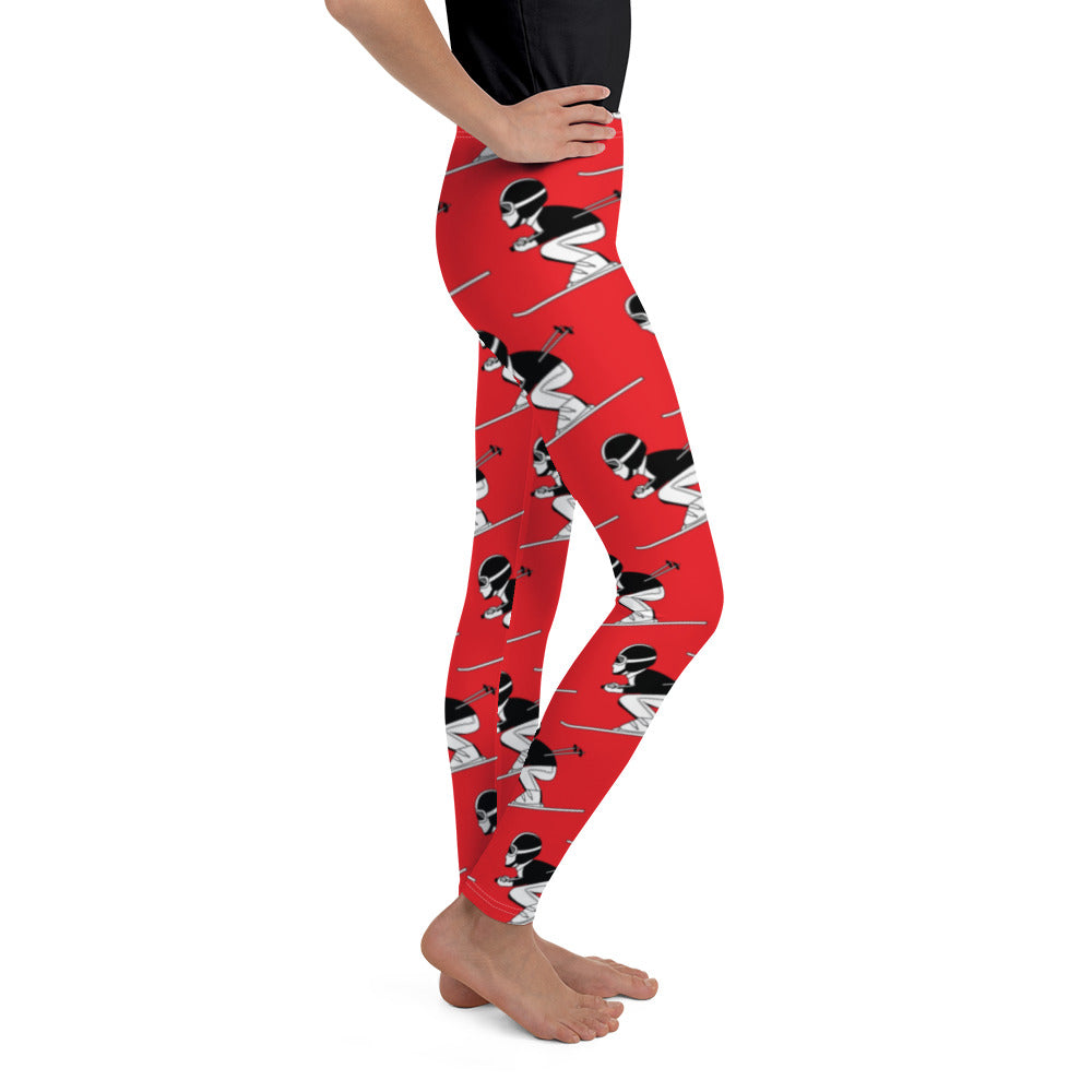 Youth Leggings Tuck Red