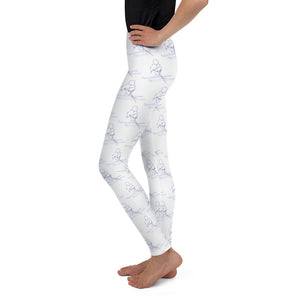 Youth leggings White Stickmen