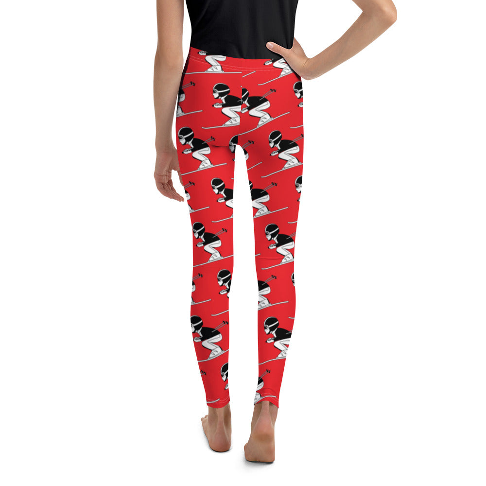 Youth Leggings Tuck Red