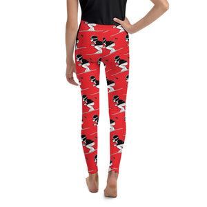 Youth Leggings Tuck Red