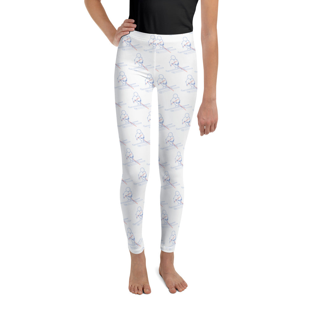 Youth leggings White Stickmen