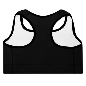 Padded Sports Bra SKI Black/White