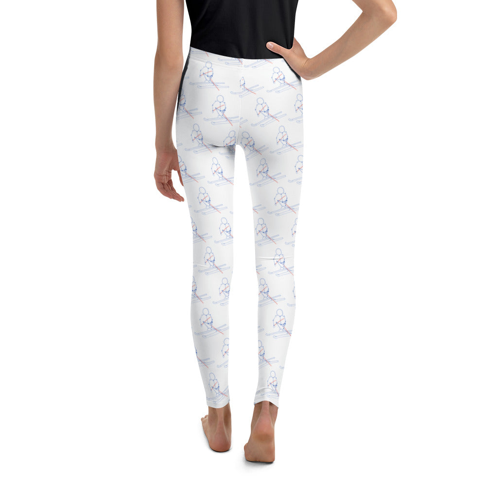 Youth leggings White Stickmen