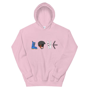 Unisex Hoodie Ski Love