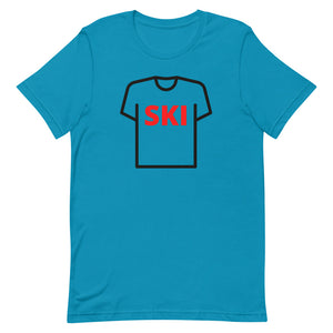 Short-Sleeve Unisex T-Shirt Ski Shirt