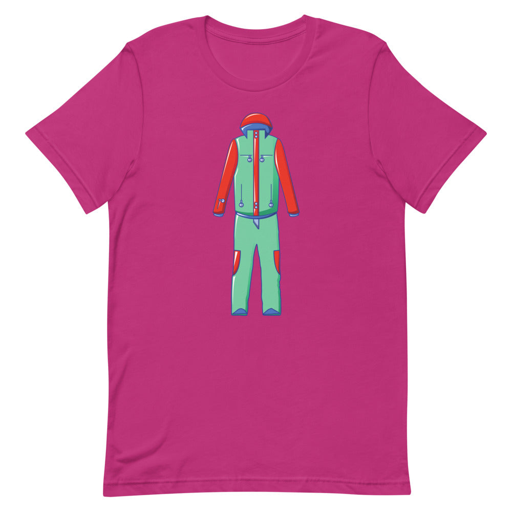 Short-Sleeve Unisex T-Shirt Ski Suit