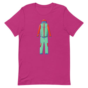 Short-Sleeve Unisex T-Shirt Ski Suit