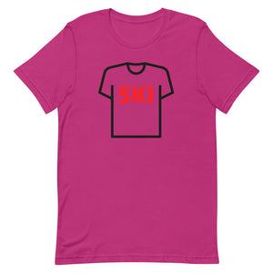 Short-Sleeve Unisex T-Shirt Ski Shirt
