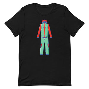 Short-Sleeve Unisex T-Shirt Ski Suit